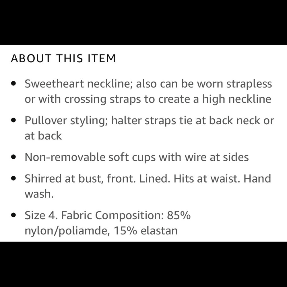 NWT‎ La Blanca Island Goddess Convertible Tankini - Picture 7 of 12